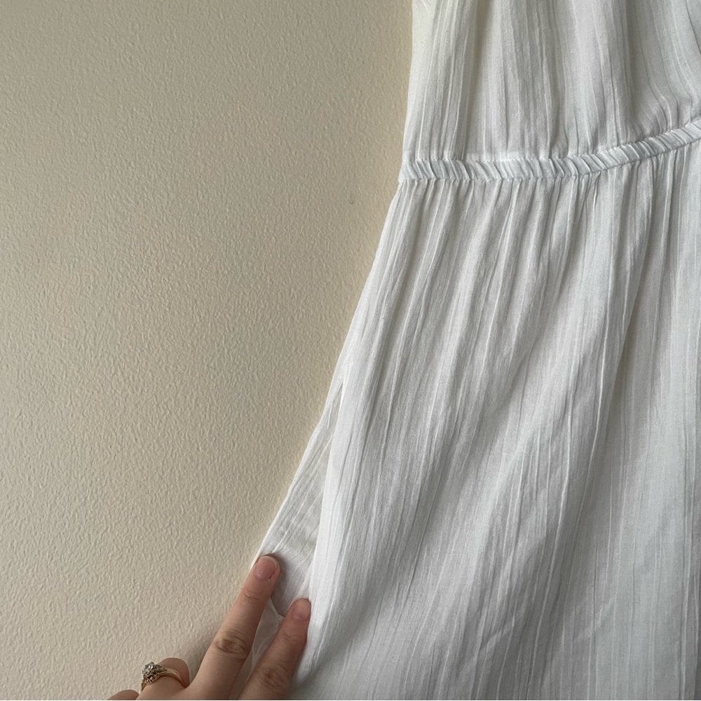 Lauren Ralph Lauren 100% Cotton Mini Dress Costal Cowgirl Beach Bridal SZ M - Picture 7 of 8
